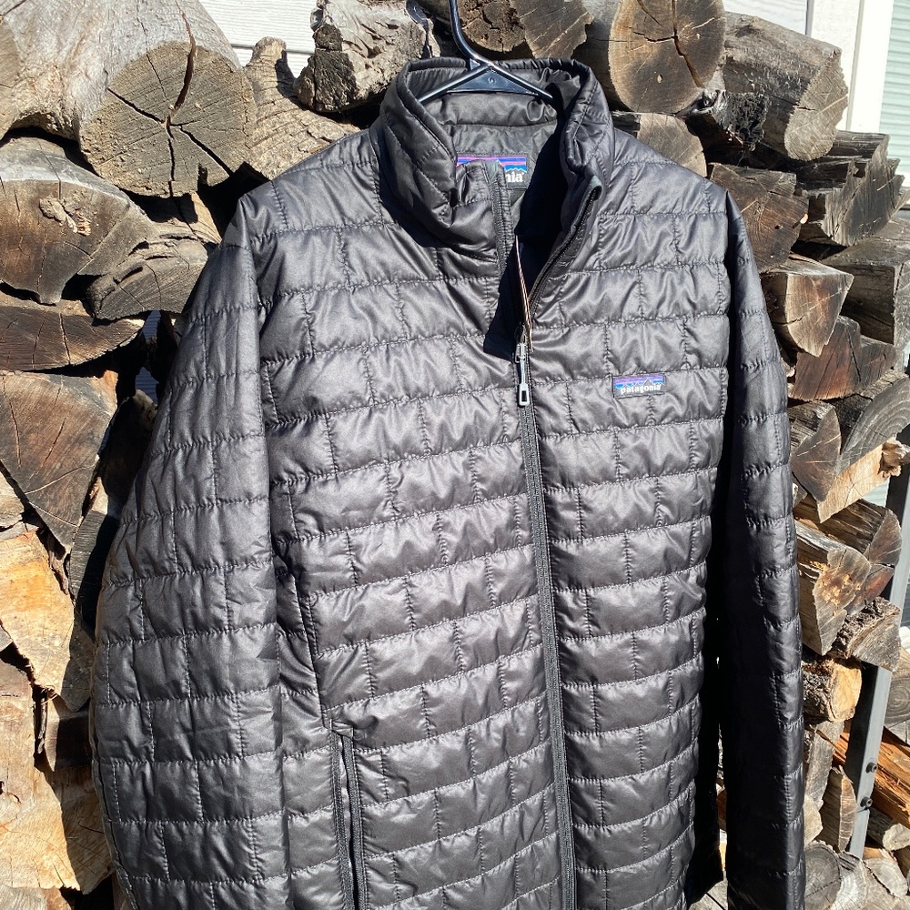 Men’s Size L Black Patagonia Nano Puff Jacket, Brand New With Tags